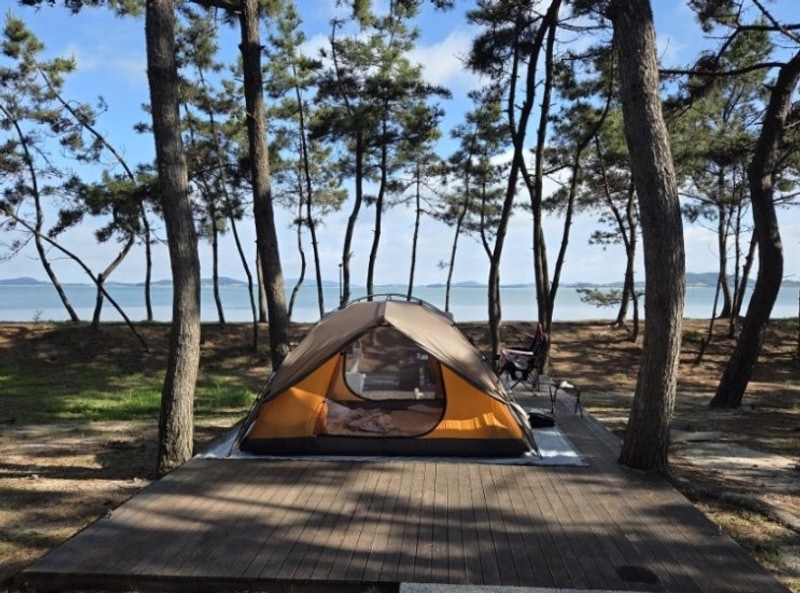 무안 낙지공원 노을길 야영장