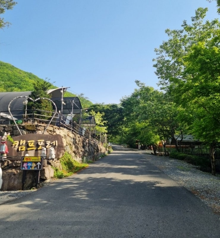 양산 배내골 계곡 캠프포레 캠핑장 방문 후기