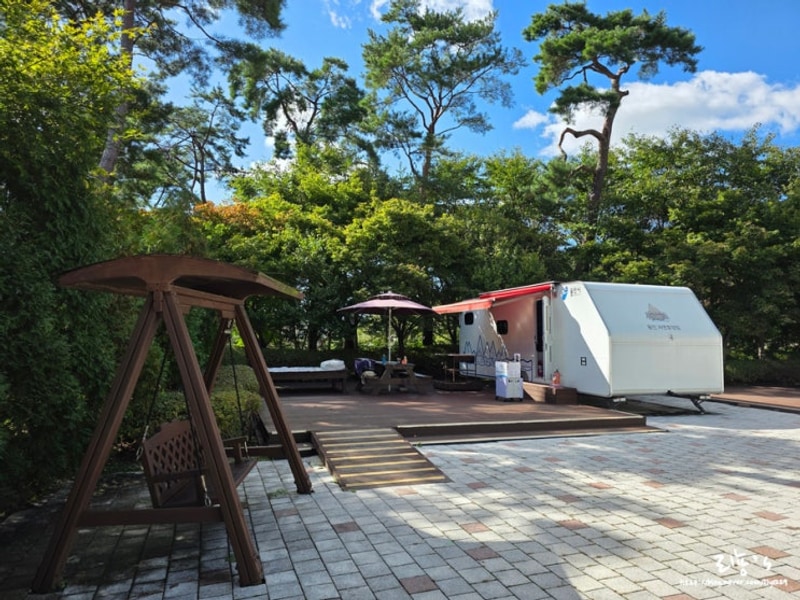 경기도 아이랑 여행지 추천 용인 자연휴양림 카라반 4번 숙박...