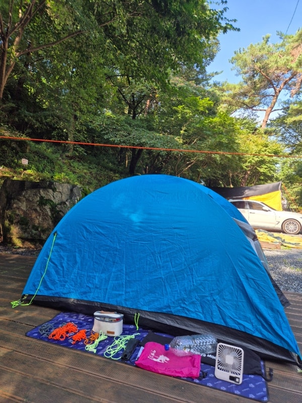 [제천 캠핑장 추천] 박달재자연휴양림 14번 사이트 솔직 후기...