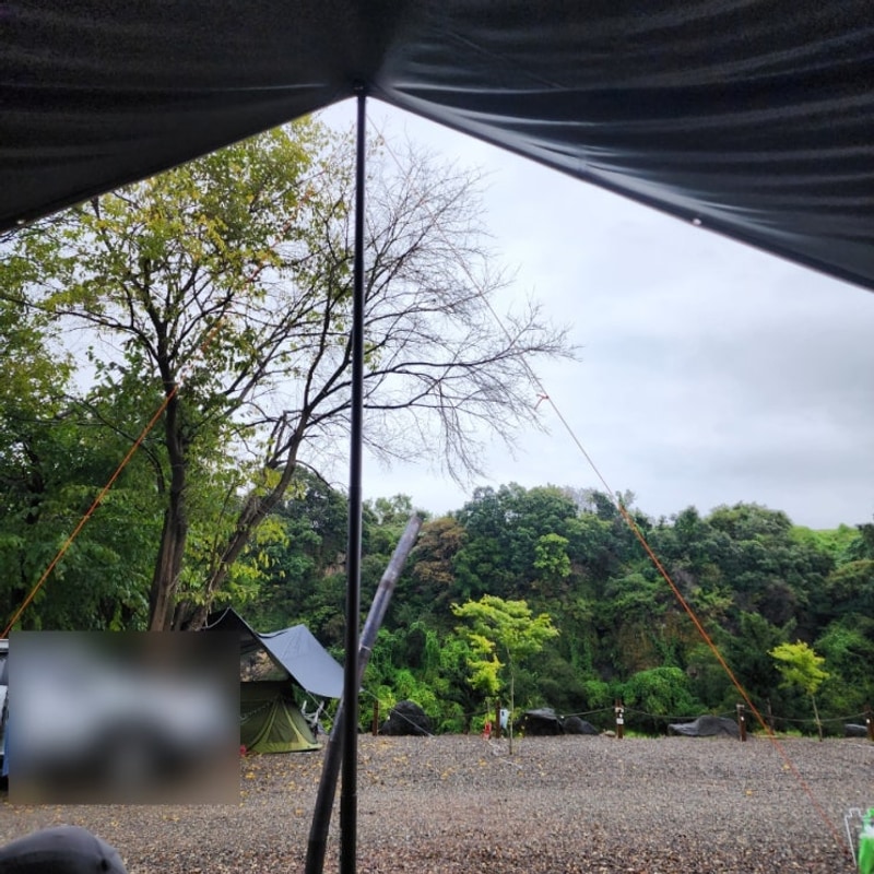 연천 스톤브룩 캠핑장 C-8사이트 우중캠핑