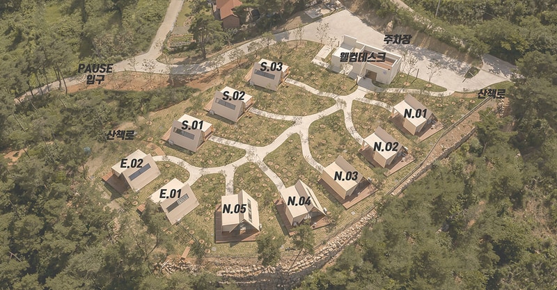 pause 글램핑 배치도 1