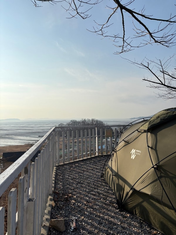 [강화 동검도노을캠핑장] 크리스마스 캠핑, 새 텐트 쉘터g 개시