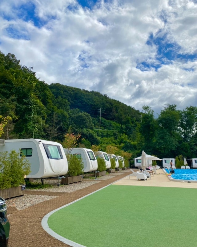 [경기/양주] 서울 근교 양주잼잼 글램핑&카라반 우드캐빈