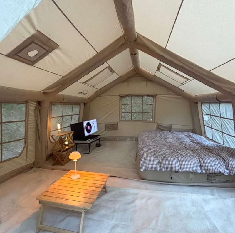 순천 상사호 오토캠핑장 - 피톤치드 가득 그늘 명당 J구역 J6...