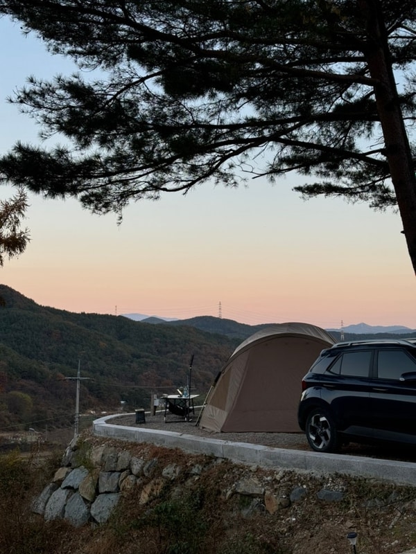 [캠핑] 화금지 숲속캠핑장_1번 사이트