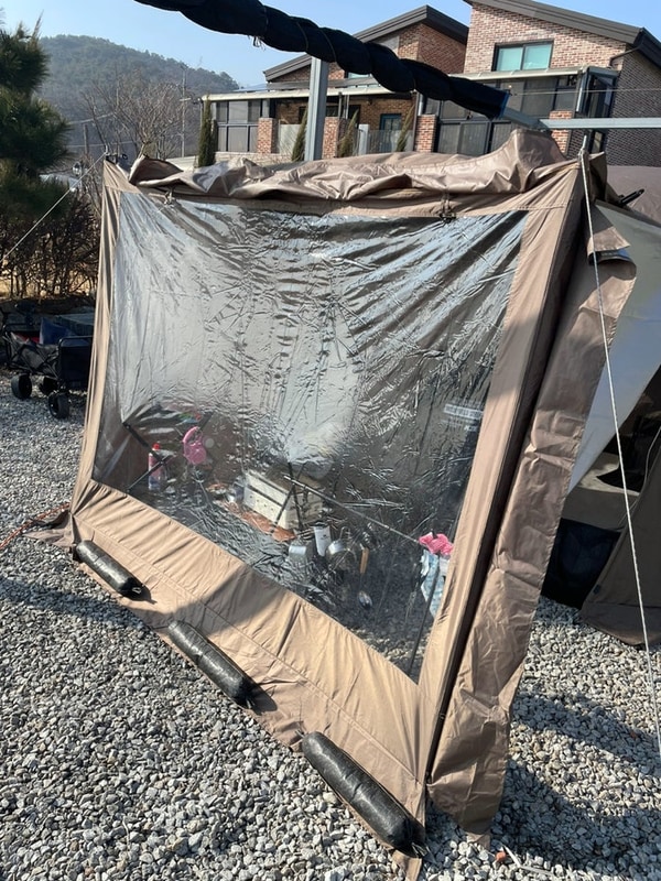 빌리지6.0 가지고 서해석양 보러 강화도 크로바캠핑장