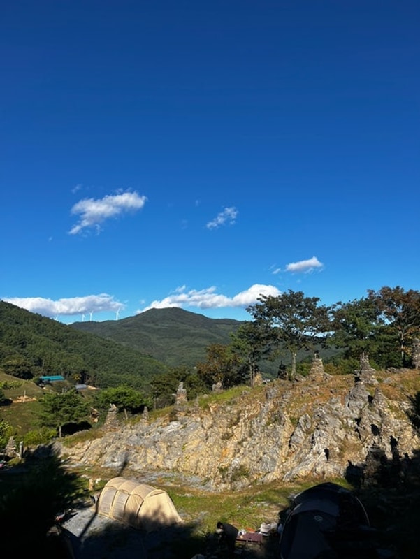 평창 산너미 목장_자연 속 캠핑장