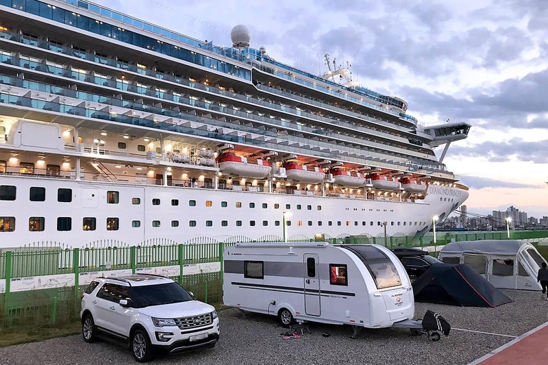 바다가 보이는 부산항 힐링 야영장 시설 사진 8