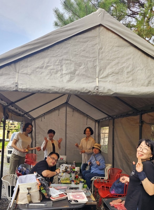 서울 근교 안양 산마을 캠핑장