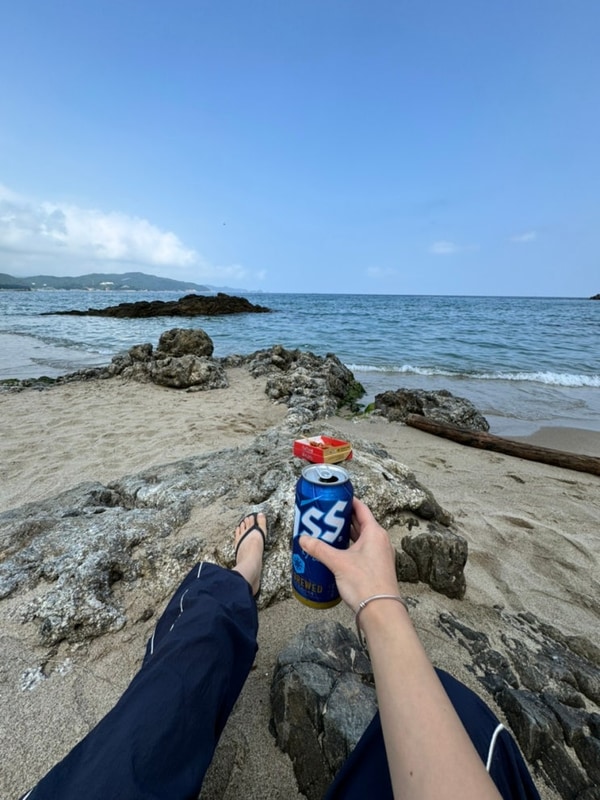 한여름 강원도 바다 캠핑장, '어느 해변' &' 문암해변 캠핑장' 2편