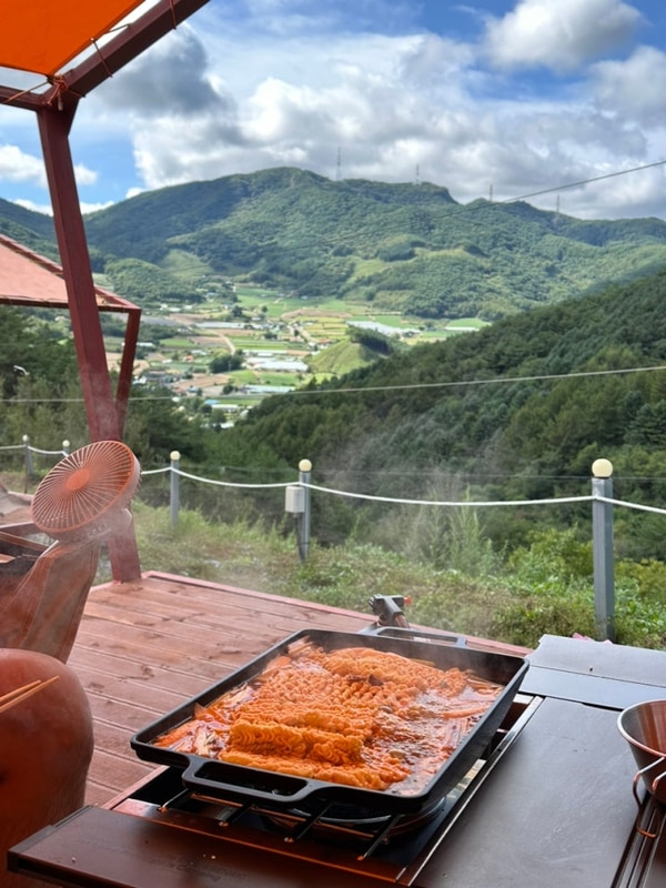강원도 평창 마운틴뷰 캠핑장 추천, 평창 오렌지 캠핑장...