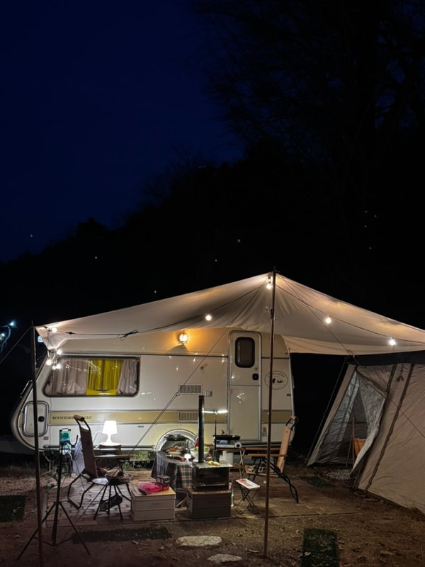 [겨울글램핑]:: 전주 캠프히어 글램핑