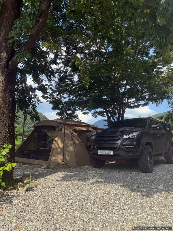 가평 물소리캠핑장 2박3일 무더위캠핑
