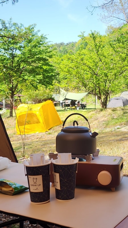 경북 봉화 숲속캠핑장 / 조용한 곳에서 쉬고 싶을 때 (사이트 A8)