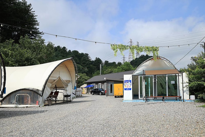 가평 네잎클로버 카라반 글램핑 시설 사진 1