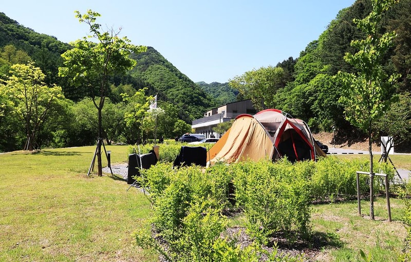 갯골자연휴양림 야영장 시설 사진 8