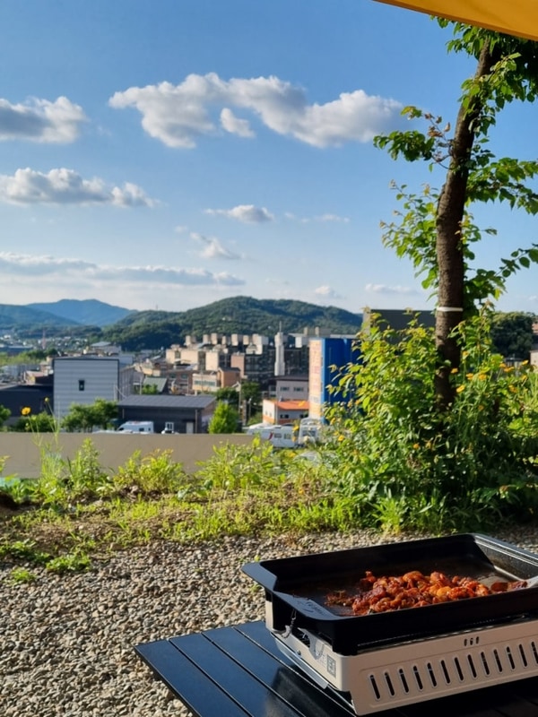 [용인 캠핑] 경기도 근교 신상 '에버오토캠핑장' 타프존 A13 G6...