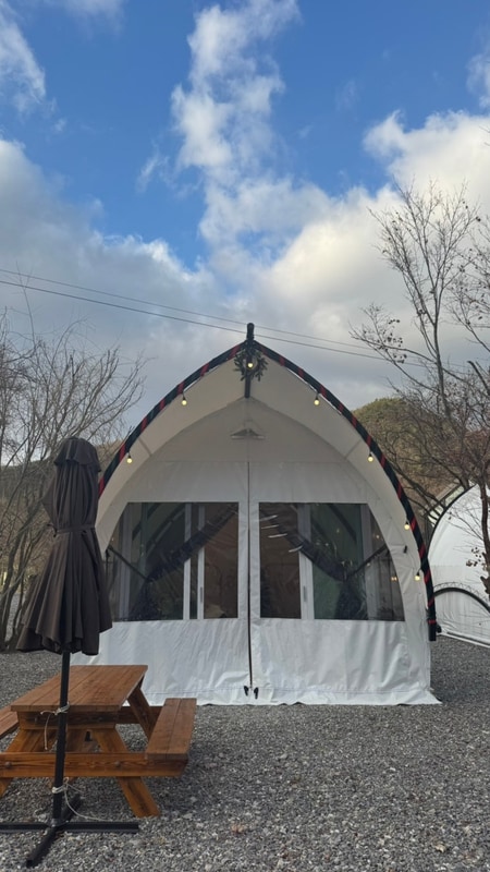 광주 근교 겨울에 가기 좋은 담양 신축 글램핑 “거목 글램핑”