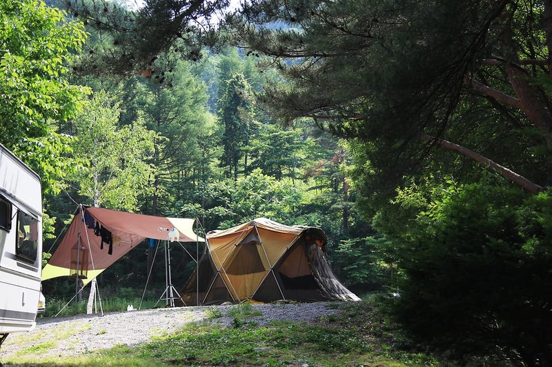 용골송어와 캠핑 시설 사진 13