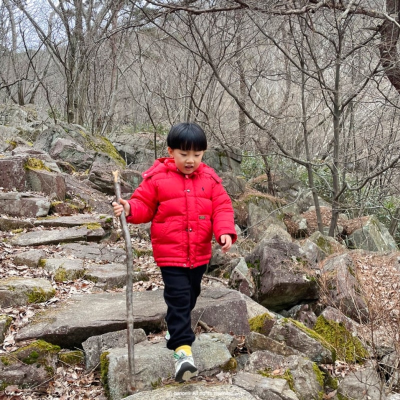 무등산 도원야영장 산막텐트 1번 / 국립공원 야영장