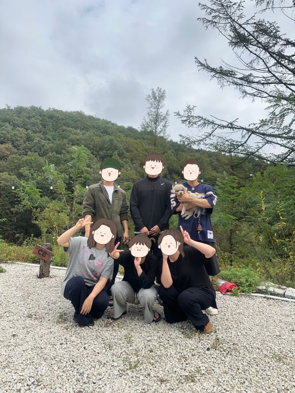 [포천] 포레스트사운드 캠핑장:성인 6명과 댕댕이가 함께한...