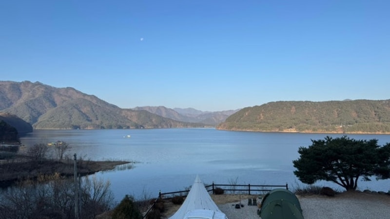 인제] 선셋이 이쁜 리버뷰 조용하고 한적한 캠핑장 러빙네이쳐...