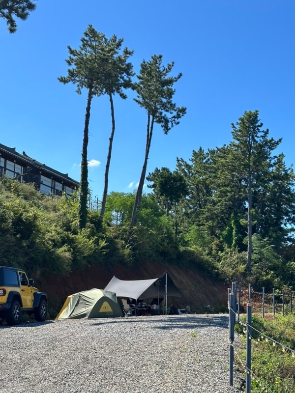 [전남 고흥 거금락 한옥펜션 캠핑장] 환상적인 오션뷰와 함께...