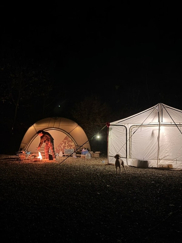 11월 도모 횡성 자갈 대형 4,5사이트 애견 동반 캠핑장