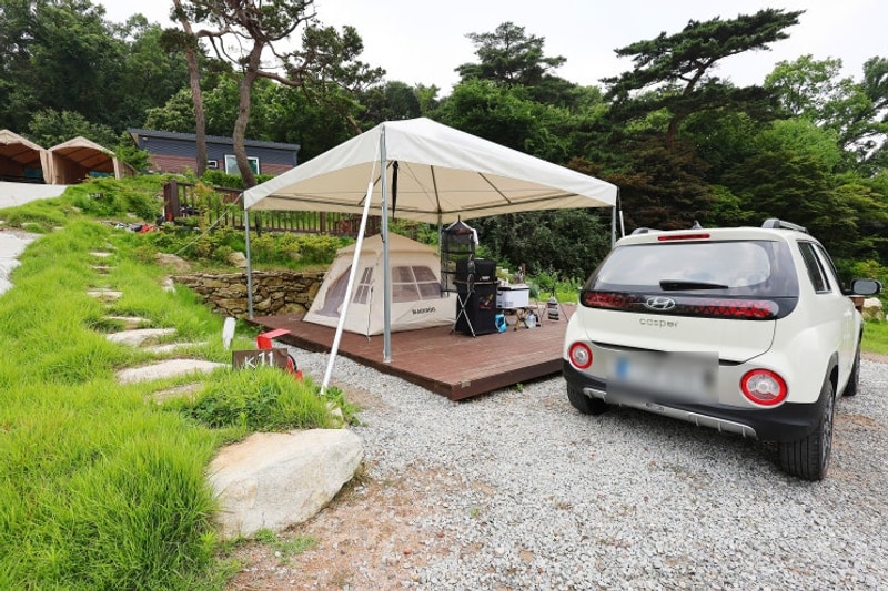 인천캠핑장 고려산힐링캠프 2박3일 여름캠핑 미즈캠 후기