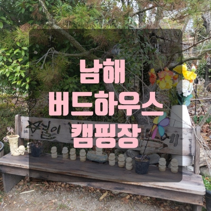 남해 버드하우스 캠핑장 사이트 후박 7번 후기