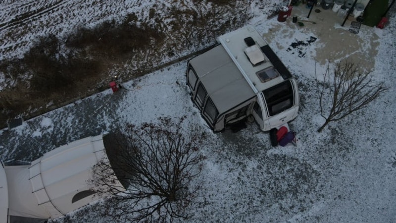 91th 파파스캠핑 천안, 눈썰매타기 좋은 캠핑장