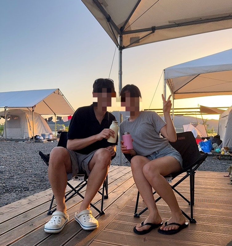 강화 당일 피크닉 *노을캠핑장* (2번자리) 쿠팡에서 구매해본...