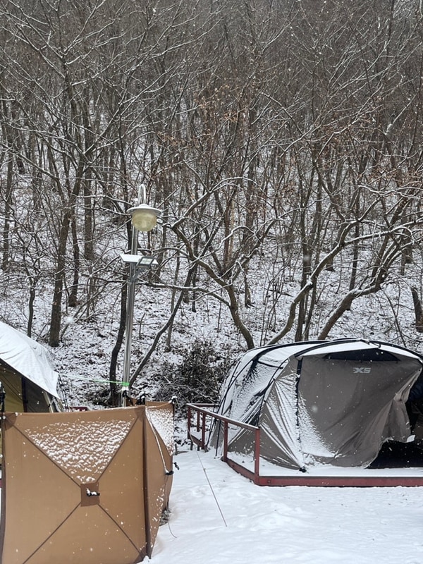 [임실 캠핑장] 저수지 옆 공기 좋은 캠핑장 '방길낚시캠핑장' 리뷰