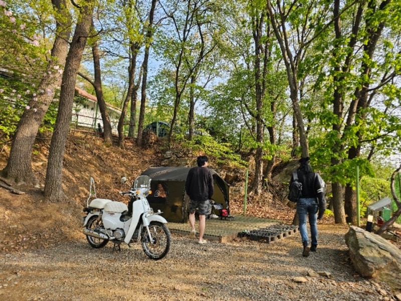 관악산 안양 산마을 캠핑장 모토캠핑