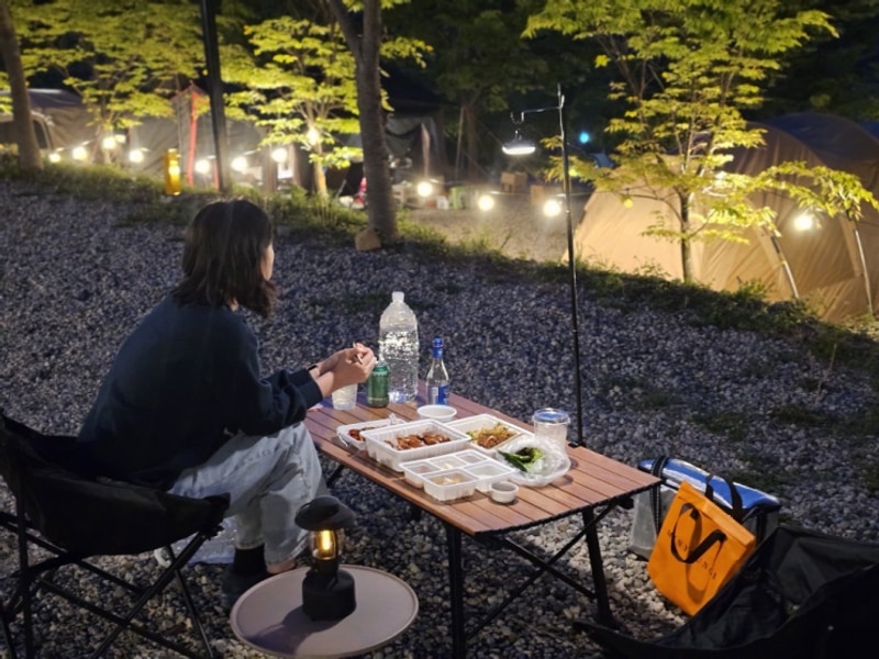 캠핑, 성공적 (경주근교 포항 엘포리글램핑)