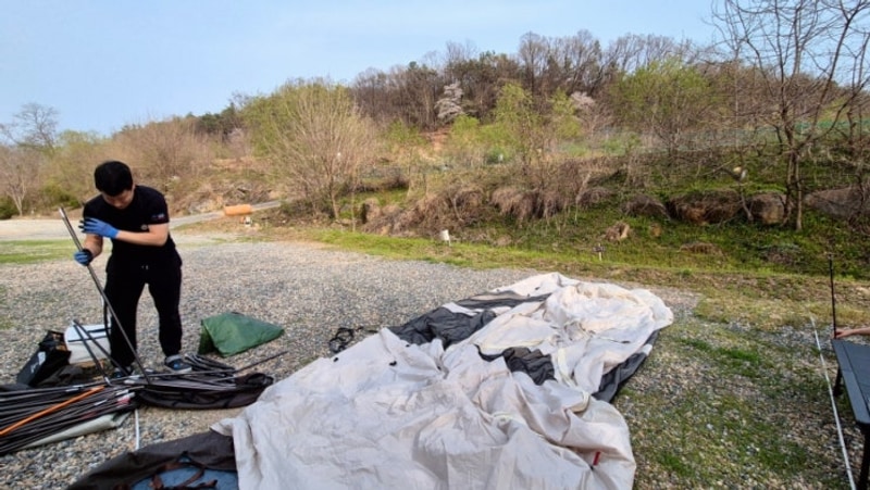[캠핑기록]양평 드림캠핑장, 싼맛에 가는  가까운 키즈 캠핑장...