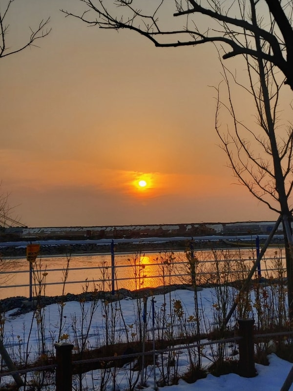 평택- 노을이 예쁜 평택항 국민여가캠핑장이 깨끗하고...