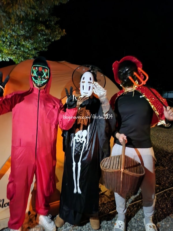 합천 오토캠핑장 추천! 마노아워터캠핑장 할로윈 분위기 즐기기