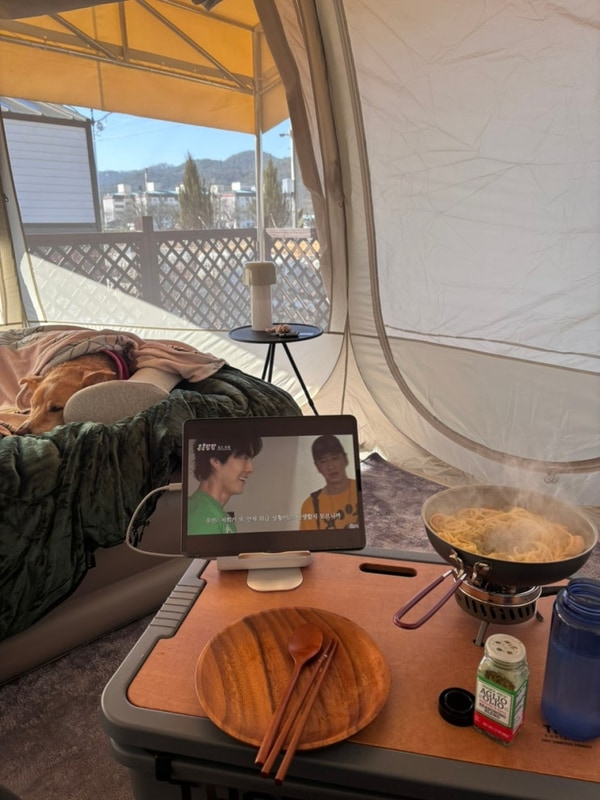 [임실 오수의견 국민여가 캠핑장] 새로운 텐트 ㅣ 가족캠핑 ㅣ...