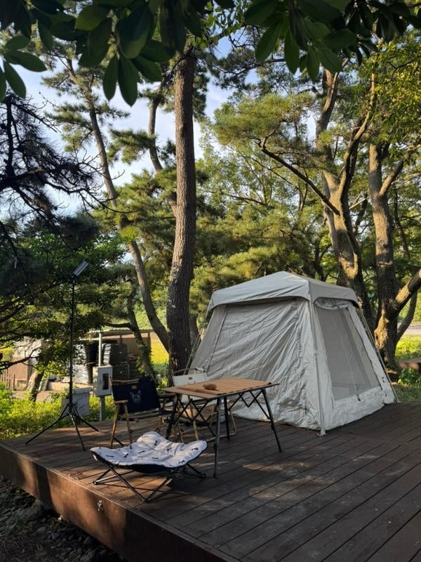 <남해 캠핑장>나만 알고 싶은 곳 숙호 야영장 요금 이용후기...