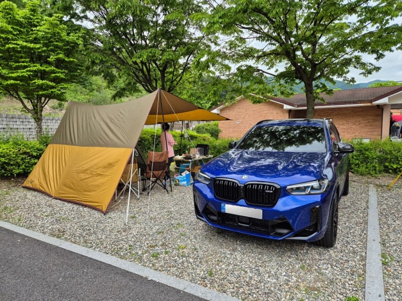 네식구 1박2일 캠핑!! - 가평 연인산 다목적캠핑장 오토캠핑장