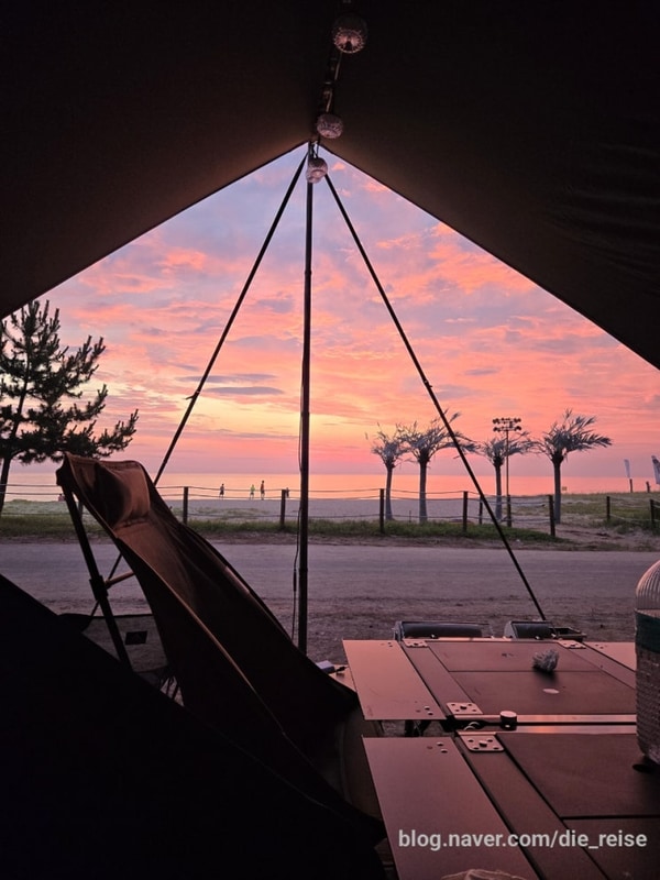 일출이 예쁜 강원도 양양 바다앞캠핑장, 북분솔밭캠핑장