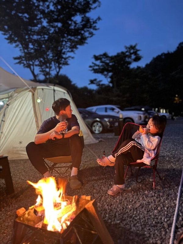 경남키즈캠핑장, 밀양 엠와이힐링캠핑장 :) 1년 만에 가족과...