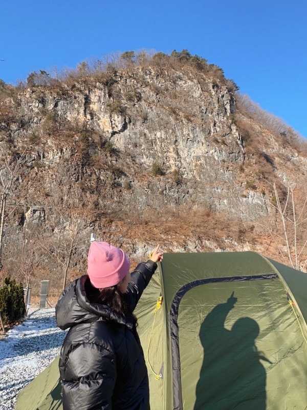 우니메이카 정선 절벽뷰가 멋진 캠핑장 | 개별화장실, 프라이빗...