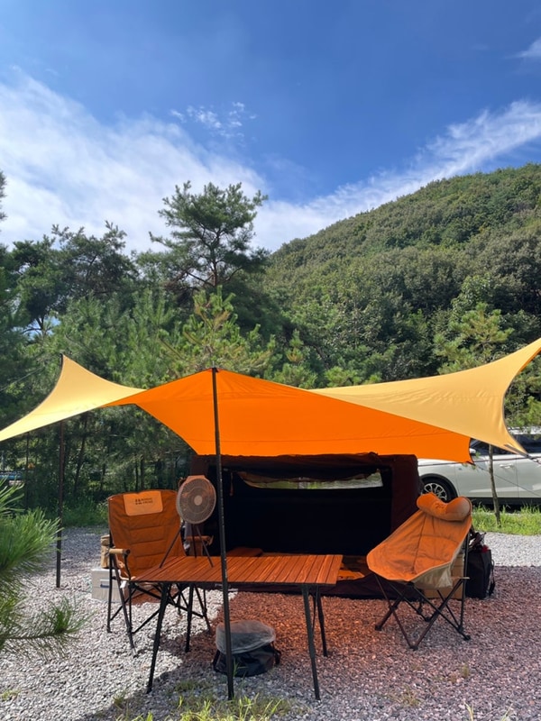 [경기 안성] 여름 캠핑의 완성, 캠프그라운드 화우! A1사이트...