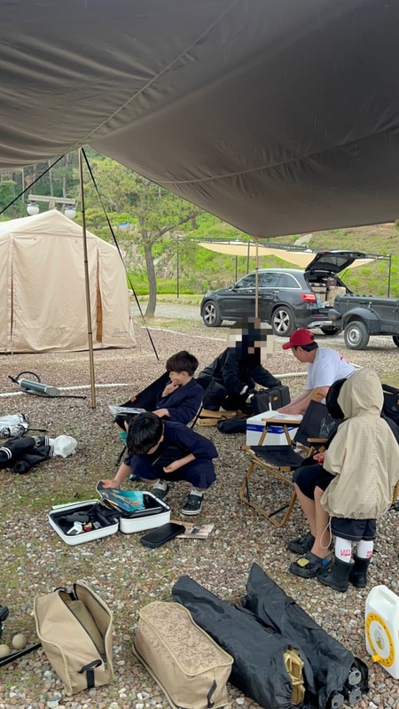 춘천 캠핑 용화산테마파크 캠핑장 (동물 먹이주기체험 수영장...