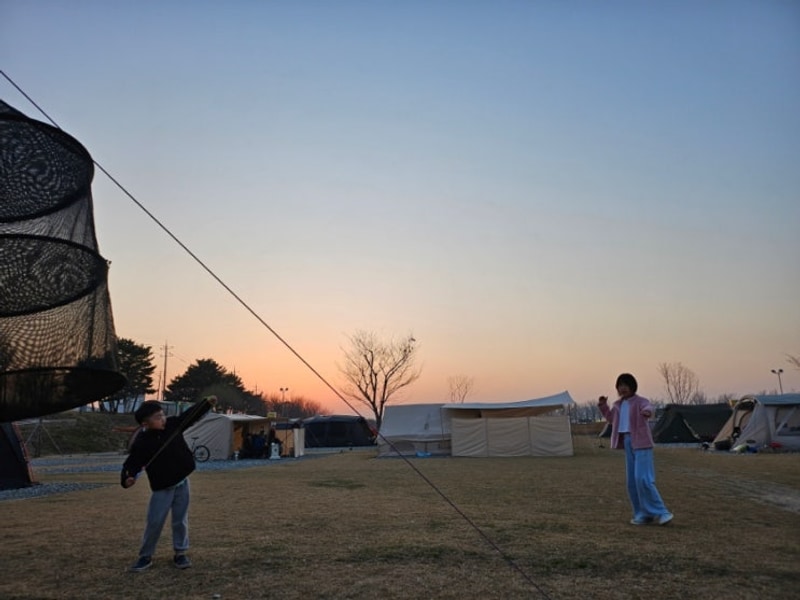 아산 곡교천 야영장 -1박2일-