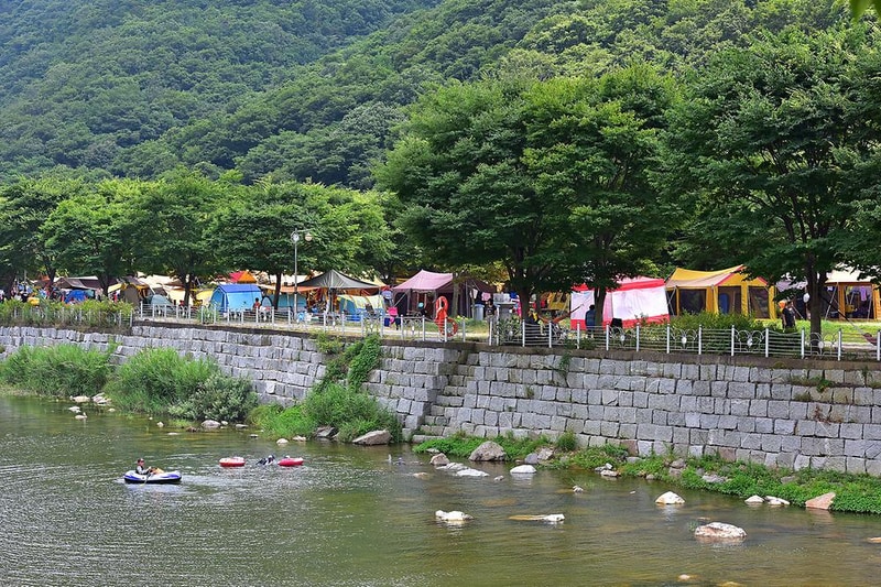 진안군 운일암반일암 관광지 야영장 시설 사진 7