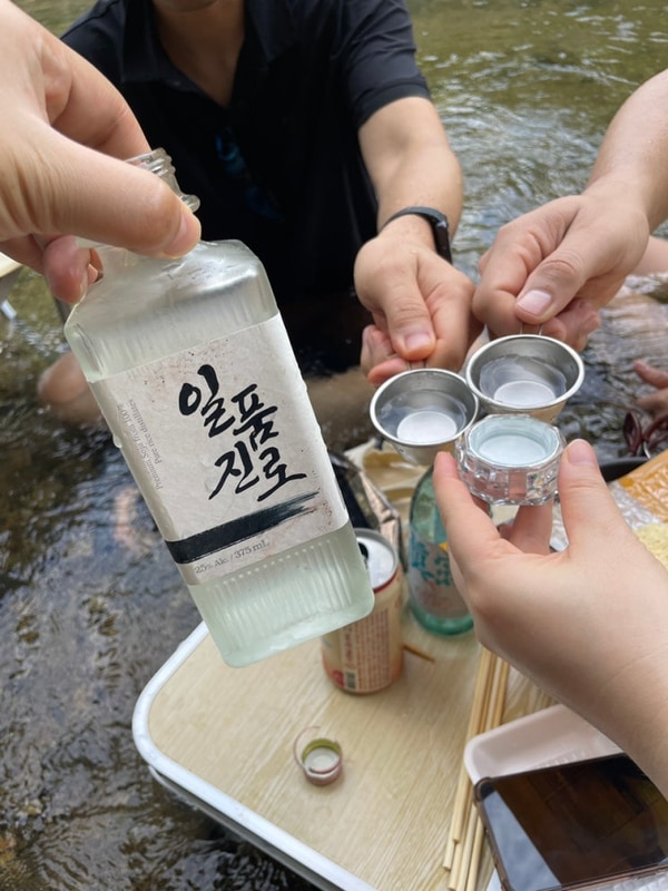 낚시터와 계곡이 있는 연천 연몽 캠핑장에 다녀왔어요